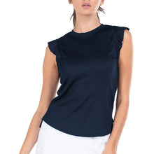 Load image into Gallery viewer, Lucky in Love Bring It On Wmns Ribbed Tennis Tank - MIDNIGHT 401/L
- 3