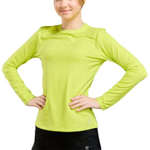 Load image into Gallery viewer, Sofibella UV Long Sleeve Girls Tennis Shirt 1 - Teddy/L
- 8