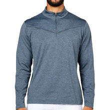 Load image into Gallery viewer, SB Sport Perfect Volley Men's Tennis Quarter Zip - Charcoal Melang/XL
- 2