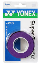Load image into Gallery viewer, Yonex Wet Super Grap Overgrip 3-pack - Deep Purple
- 4