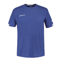 Load image into Gallery viewer, Babolat Play Crew Neck Mens Tennis Shirt - Sodalite Blue/XXL
- 3