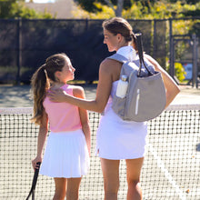 Load image into Gallery viewer, Ame & Lulu Game Time Tennis Backpack - Grey/White
- 4