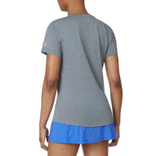 Load image into Gallery viewer, FILA Short Sleeve V-Neck Womens Tennis Shirt
- 2