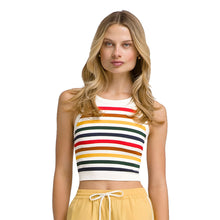 Load image into Gallery viewer, Wilson On The Daily Brami Womens Tennis Top - Sandrift Stripe/M
- 1