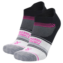 Load image into Gallery viewer, Balega Grit and Grace Womens No Show Tab Socks 20 - Black/White/Pnk/M
 - 1