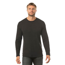 Load image into Gallery viewer, TravisMathew Cloud Waffle Mens Long Sleeve Crew - Charcoal 0cha/XXXL
- 2