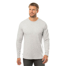 Load image into Gallery viewer, TravisMathew Cloud Waffle Mens Long Sleeve Crew - Hthr Lt Gy 0hlg/XXXL
- 5