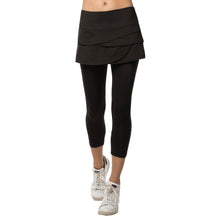 Load image into Gallery viewer, Lucky in Love Scallop Wmn Tennis Skirt with Capri - BLACK 001/XL
- 4