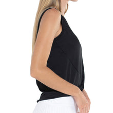 Load image into Gallery viewer, Lucky in Love Twist Front Womens Tennis Tank Top
 - 3
