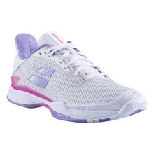 Load image into Gallery viewer, Babolat Jet Tere All Court Womens Tennis Shoe - White/Lavender/B Medium/11.0
- 1