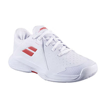 Load image into Gallery viewer, Babolat Propulse All Court Junior Tennis Shoes - White/Coral/M/7.0
- 11