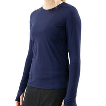 Load image into Gallery viewer, FILA UV Blocker Womens Long Sleeve Tennis Shirt - NAVY 412/XXL
- 2