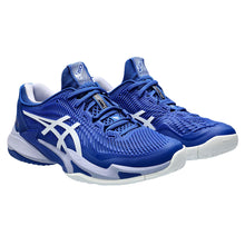 Load image into Gallery viewer, Asics Court FF 3 Novak Mens Tennis Shoes 2023 - Blue/Fresh Air/D Medium/12.0
- 1