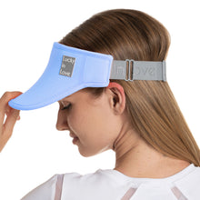 Load image into Gallery viewer, Lucky In Love Lucky Logo Womens Visor - Baby Lavender/One Size
- 1