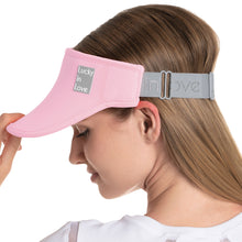 Load image into Gallery viewer, Lucky In Love Lucky Logo Womens Visor
 - 5