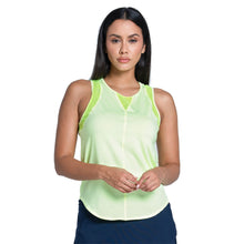 Load image into Gallery viewer, Lucky In Love Chill Out Womens Tennis Tank - Lemon Frost/L
- 17
