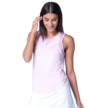Load image into Gallery viewer, Lucky In Love Chill Out Womens Tennis Tank - Pink Sand/XL
- 9