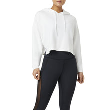 Load image into Gallery viewer, FILA Fi-Lux Cropped Womens Hoodie - WHITE 100/5X
- 3