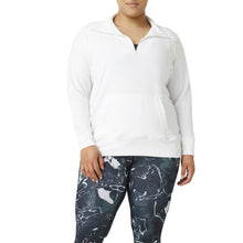 Load image into Gallery viewer, FILA Fi-Lux Half-Zip Plus Womens Pullover - WHITE 100/4X
- 3