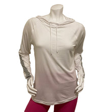 Load image into Gallery viewer, FILA Fi-Lux Perforated Long Sleeve Womens Hoodie - WHITE 100/5X
- 5