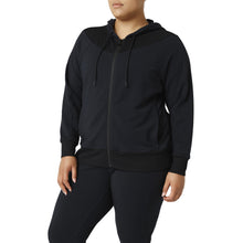 Load image into Gallery viewer, FILA FI-Lux Slim Fit Full-Zip Womens Hoodie - BLACK 001/5X
- 1