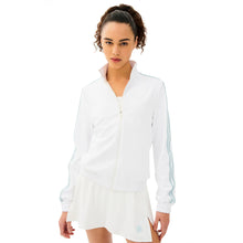 Load image into Gallery viewer, Splits59 Fox Techflex Womens Tennis Jacket - White/Teal/L
- 4
