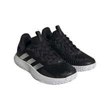 Load image into Gallery viewer, Adidas SoleMatch Control Womens Tennis Shoes - Black/Slvr/Wht/B Medium/11.5
- 1