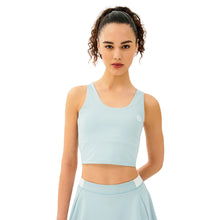 Load image into Gallery viewer, Splits59 Sprint Rigor Womens Bralette Tennis Tank - Teal/White/L
- 1