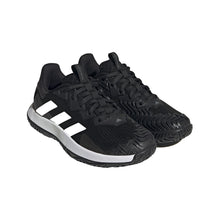 Load image into Gallery viewer, Adidas SoleMatch Control Mens Tennis Shoes - Black/Wht/Grey/D Medium/16.0
- 1