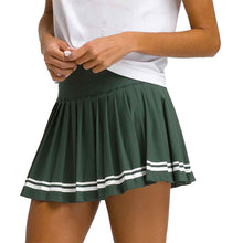 Load image into Gallery viewer, Wilson Midtown Womens Tennis Skirt - Sycamore/Br Wht/L
- 14