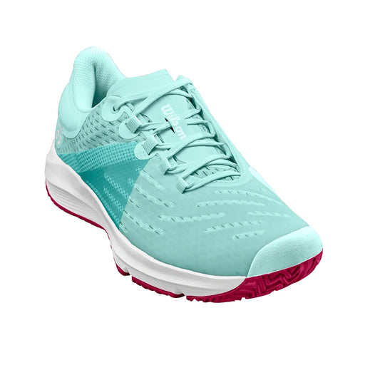 Wilson Kaos 3.0 Junior Tennis Shoes - Sea/Wht/Sangria/M/7.0