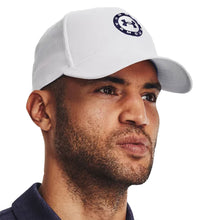 Load image into Gallery viewer, Under Armour Jordan Spieth Tour Mens Golf Hat 1 - White/Navy/One Size
- 2