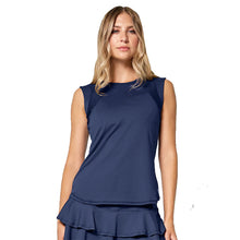 Load image into Gallery viewer, Lija Elite Power Womens Tennis Tank - Dark Navy/XL
- 2