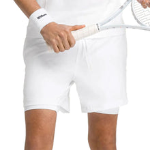 Load image into Gallery viewer, Wilson Doubleday 7 Inch mens tennis Shorts - Bright White/XL
- 2