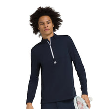 Load image into Gallery viewer, Wilson Elevate Performance Half-Zip Mens Tennis PO - Classic Navy/XL
- 4