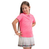 Lucky In Love Double V Girls Short Sleeve Polo