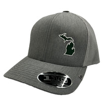 Load image into Gallery viewer, TravisMathew Widder 2.0 Michigan Hat - Hthr Grey/Green/One Size
- 14