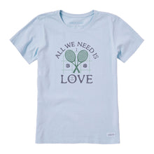 Load image into Gallery viewer, Life Is Good All We Need Womens T-Shirt - Glacier Blue/XL
 - 2