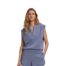 Load image into Gallery viewer, Varley Loretta Half Zip Womens Sleeveless Sweater - Stone Blue/M
- 3