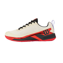 Load image into Gallery viewer, Wilson Rush Pro 4.5 Mens Tennis Shoes - Tofu/Red/Blk/D Medium/12.0
- 8