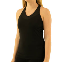 Load image into Gallery viewer, Fila Racerback Mesh Womens Tennis Tank - Black/XL
- 2