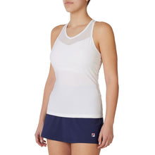 Load image into Gallery viewer, Fila Racerback Mesh Womens Tennis Tank - White/XL
- 6