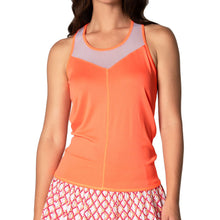 Load image into Gallery viewer, Lucky In Love Revive Tie Back Womens Tennis Tank - Sherbet/L
- 1