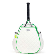 Load image into Gallery viewer, Ame & Lulu Game On Quilted Tennis Backpack - White/Green
- 1