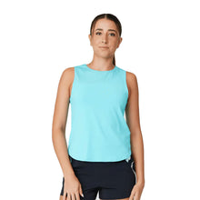 Load image into Gallery viewer, Sofibella Isla Bonita Womens Tennis Tank - Air Isla Bonita/2X
- 1