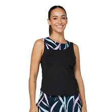 Load image into Gallery viewer, Sofibella Isla Bonita Womens Tennis Tank - Isla Bonita/2X
- 3