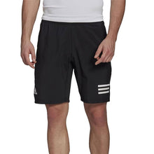Load image into Gallery viewer, Adidas Club 3 Stripe 9 Inch Mens Tennis Shorts - Black/XL
- 1