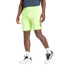 Load image into Gallery viewer, Adidas Club 3 Stripe 9 Inch Mens Tennis Shorts - Lucid Lemon/XL
- 2