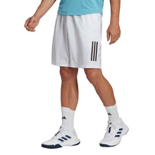 Load image into Gallery viewer, Adidas Club 3 Stripe 9 Inch Mens Tennis Shorts - White/XL
 - 3