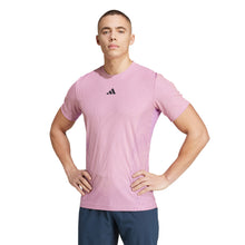 Load image into Gallery viewer, Adidas Pro Airchill FreeLift Mens Tennis Shirt - Semi Pink Spark/XL
- 1
